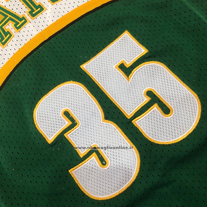 Maglia Seattle Supersonics Kevin Durant No 35 Mitchell & Ness 2007-08 Verde